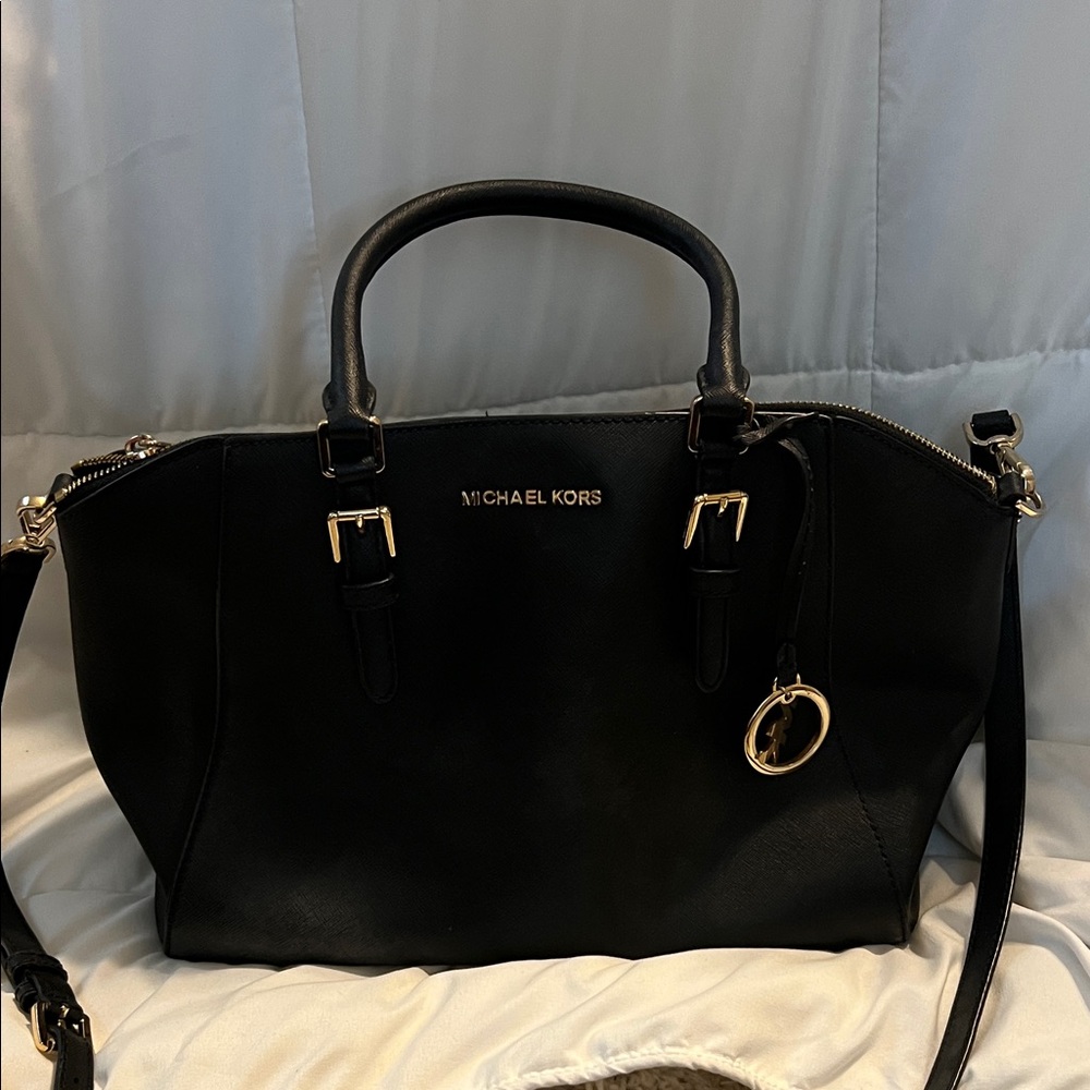 Michael Kors Black Satchel Bag